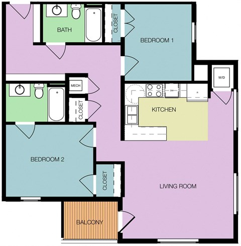 The Masonry Apartments Terrace Floor Plan